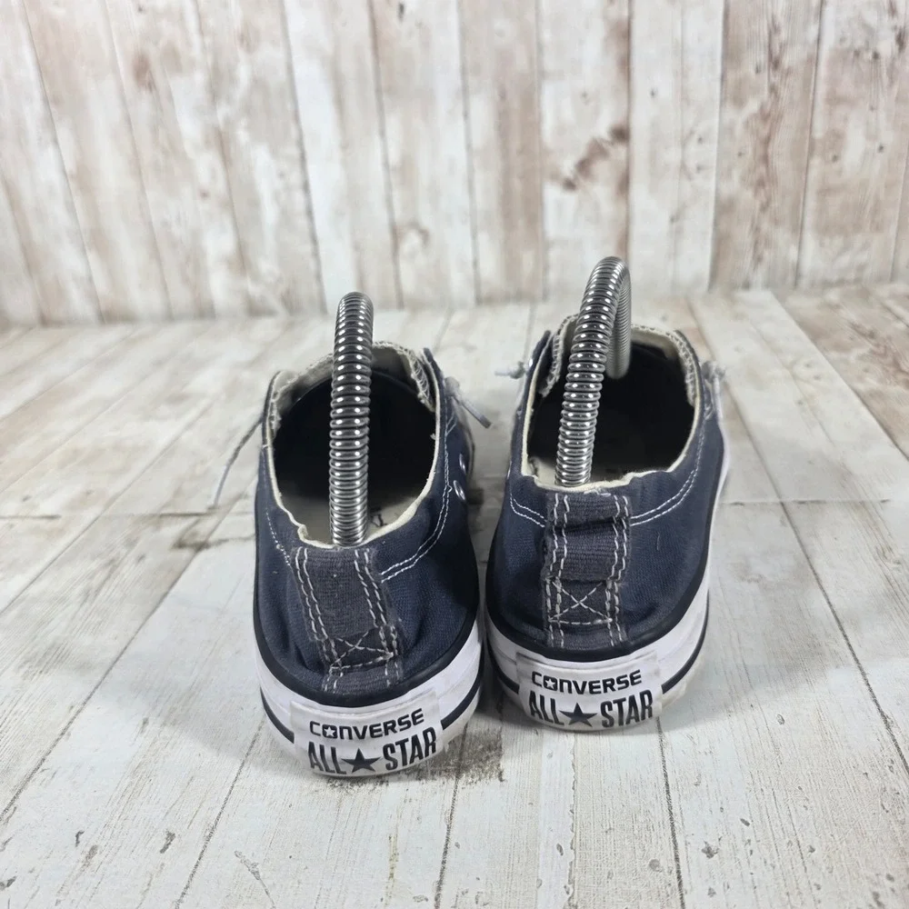 Converse Chuck Taylor All Star Shoreline Navy Blue Slip On Sneakers 537080F 6.5 - Picture 3 of 8